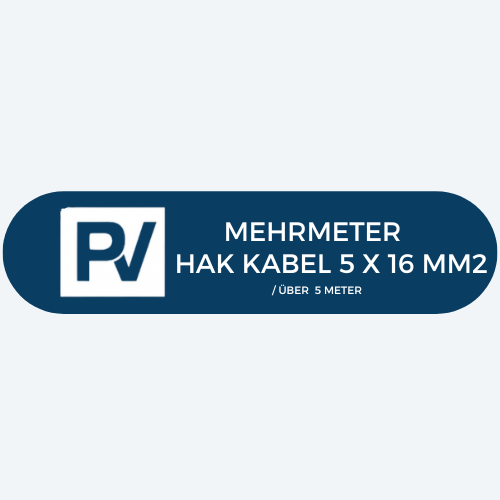 Mehrmeter HAK-Kabel 5×16 mm² – ab 5 m