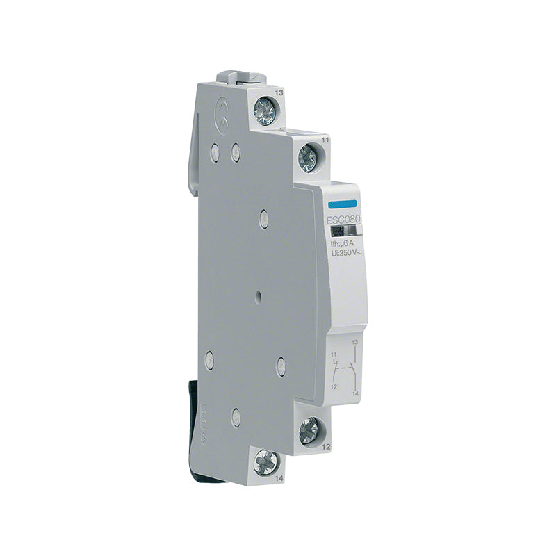 HAGER ESC080 6A Hilfsschalter 1NO+1NC Zusatzzusatzkontakt