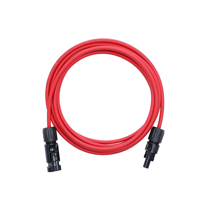 KENO PRZ-4MM Solarkabel 1m Rot Verlängerung mit MC4-Steckern