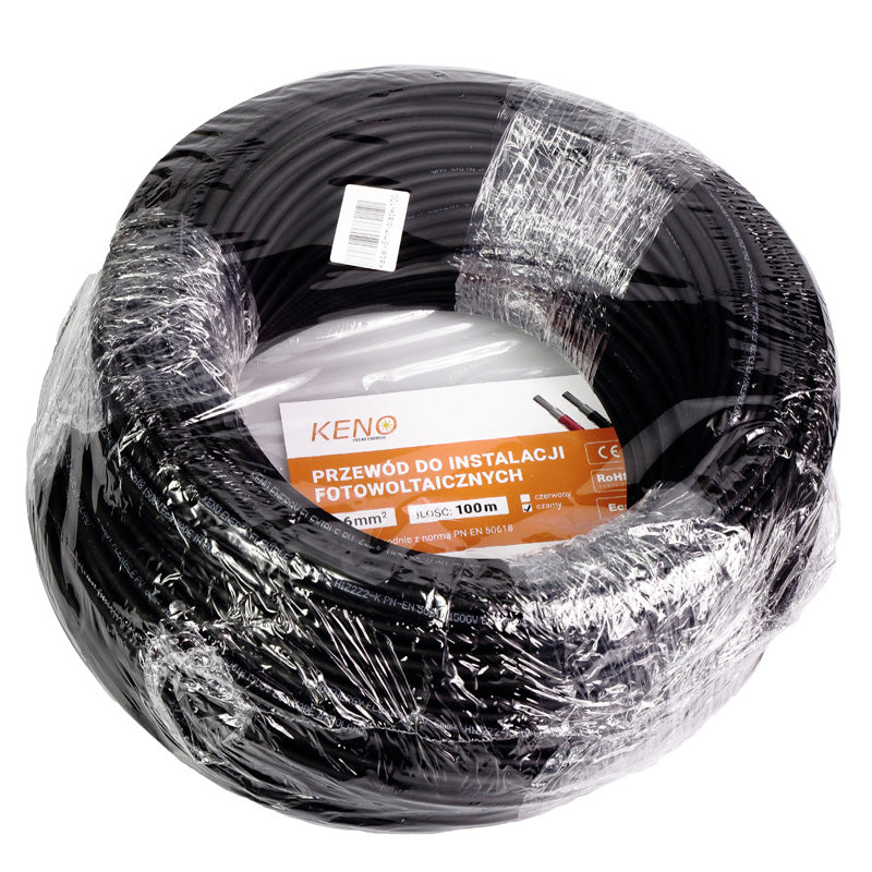 KENO PV-Kabel 6mm² Schwarz 100m | Solarmodul | kaufen