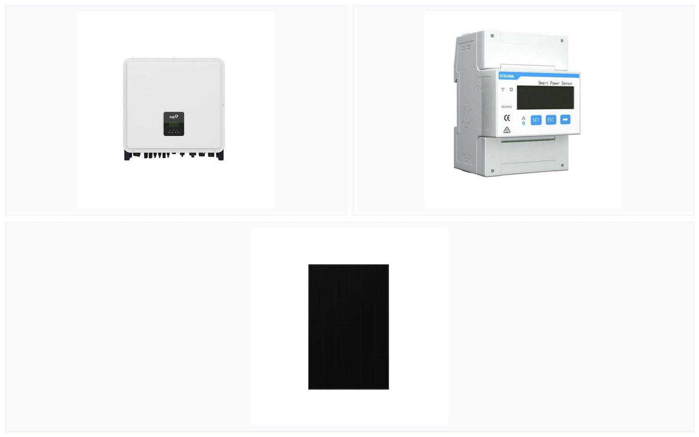 FoxESS PV-Max ~29 kWp | PV-Module + 29,9 kW Hybrid-Wechselrichter | Wechselrichter Solarmodul | kaufen