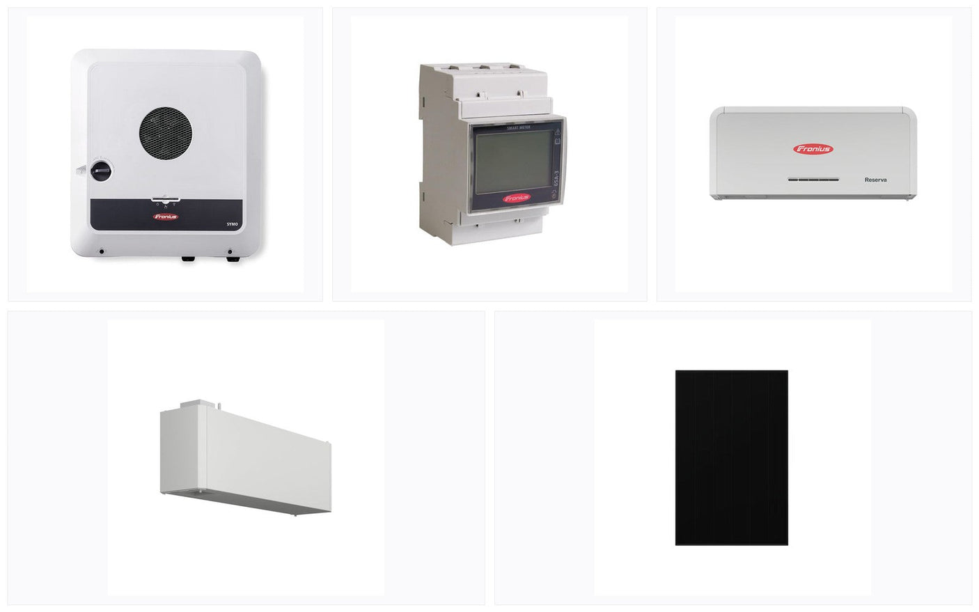 Fronius Reserva Set ~5 kWp | PV + GEN24 5 kW + 6,3 kWh Reserva Speicher + Smart Meter | Stromspeicher Smart Meter | kaufen