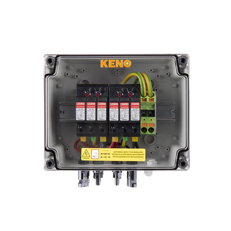 Verteileranschluss ALLVIEW mit Überspannungsschutz DC 1000V Typ 2, 2x PV-Strang, 2x MPPT