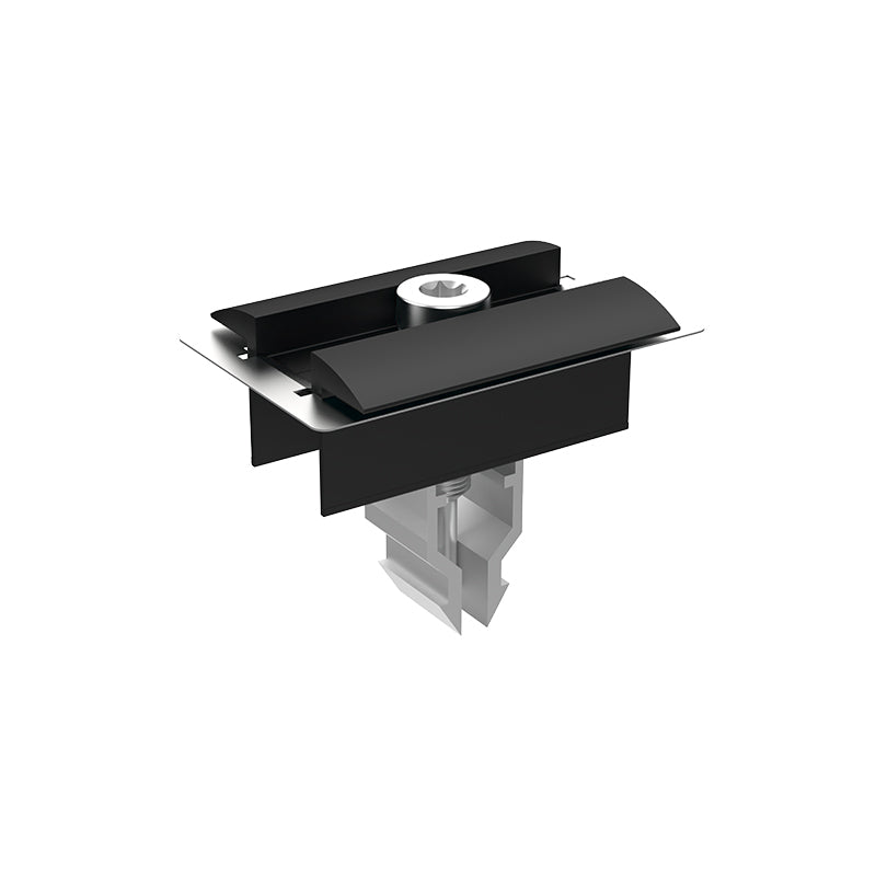 KENO K-05-50-R-CZ-MAX Mittelklemme 50mm Schwarz Klick-System