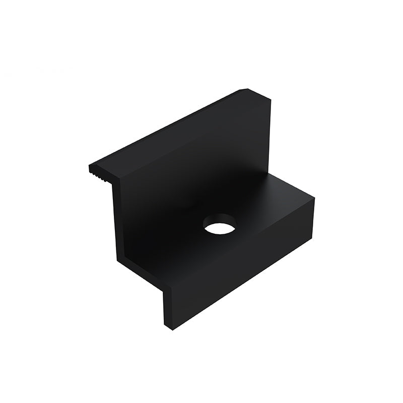 KENO K-06-30-CZ Endklemme 30mm Schwarz Aluminiumbeschichtet