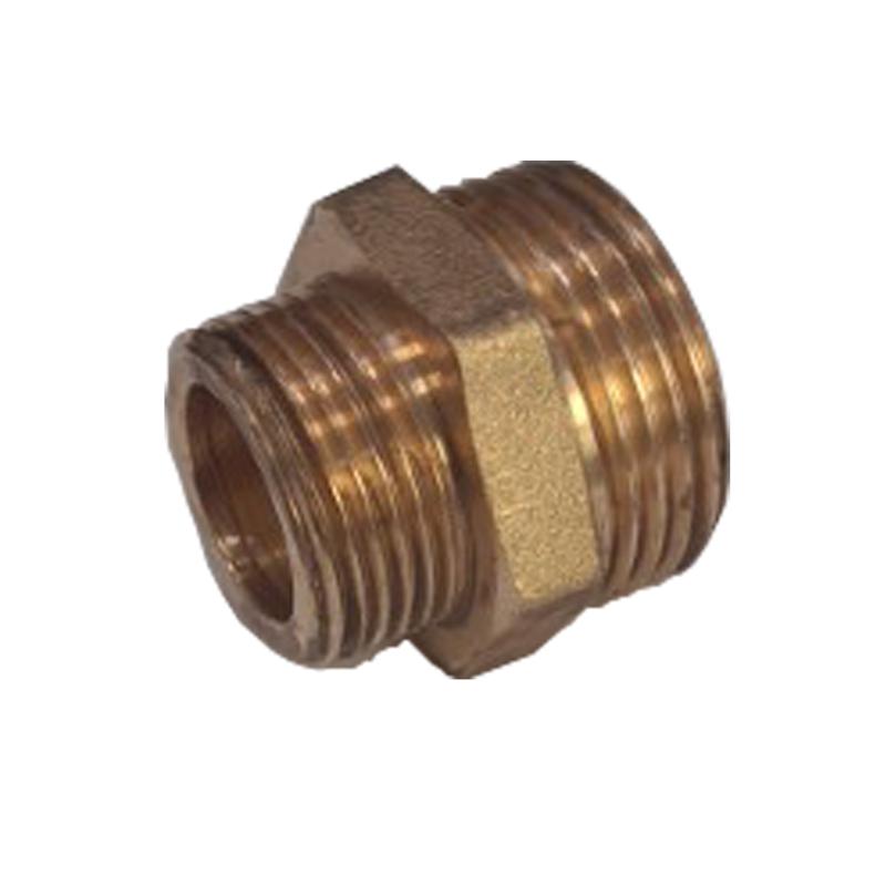KENO Nippel 3/4x3/4 Messing Anschlusselement flach