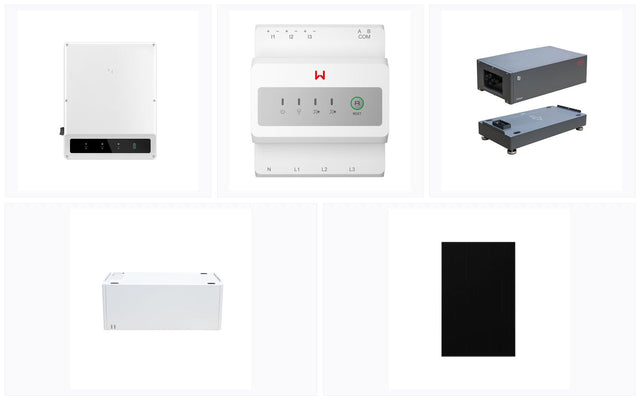 BYD + GoodWe Speicher-Max Set ~29 kWp | PV + GW29.9K 29,9 kW + 11 kWh BYD Speicher | Stromspeicher Komplettsystem | kaufen