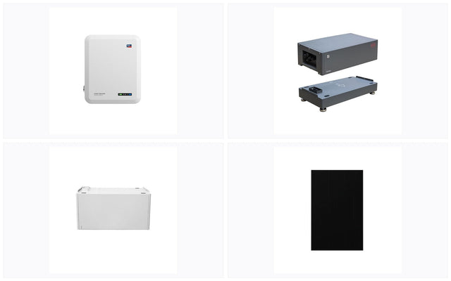 BYD + SMA Starter-Set ~5 kWp | PV + SMA 5 kW Hybrid + 5 kWh BYD Speicher | Wechselrichter Stromspeicher | kaufen