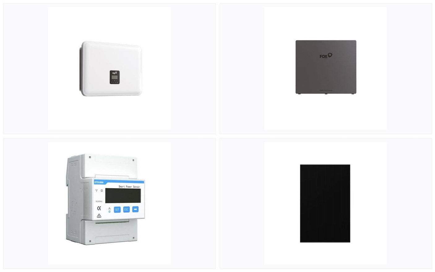 FoxESS Comfort-Set ~10 kWp | PV + Wechselrichter + 10,4 kWh Speicher