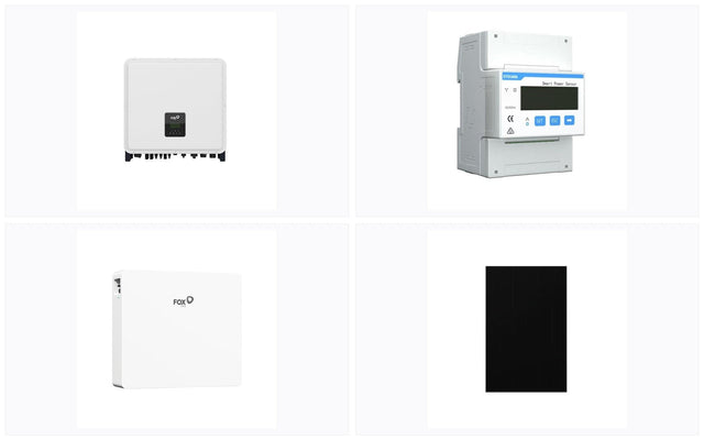 FoxESS Speicher-Max Set ~29 kWp | PV + P3-PRO 30 kW + 11,5 kWh FoxESS EP12 Speicher | Stromspeicher Komplettsystem | kaufen