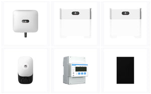 HUAWEI Premium-Set ~10 kWp | PV + Wechselrichter + 10 kWh Speicher + Wallbox | Wechselrichter Stromspeicher | kaufen