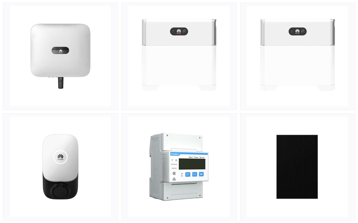 HUAWEI Premium-Set ~10 kWp | PV + Wechselrichter + 10 kWh Speicher + Wallbox | Wechselrichter Stromspeicher | kaufen